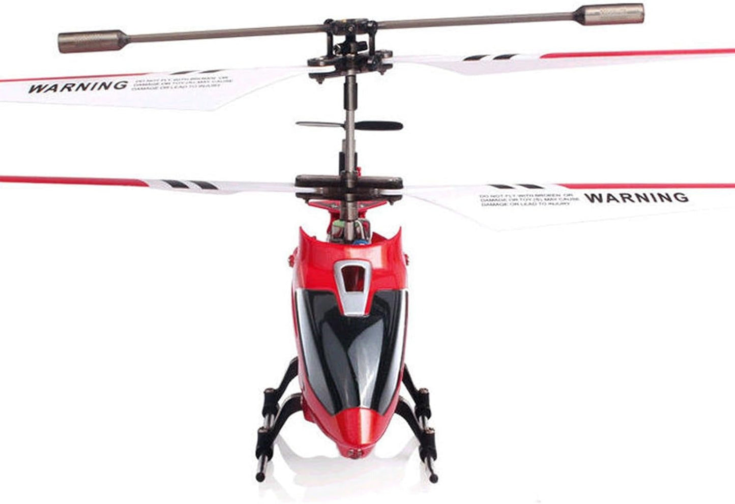 Mini-hélicoptère télécommandé incassable avec gyroscope - Rouge