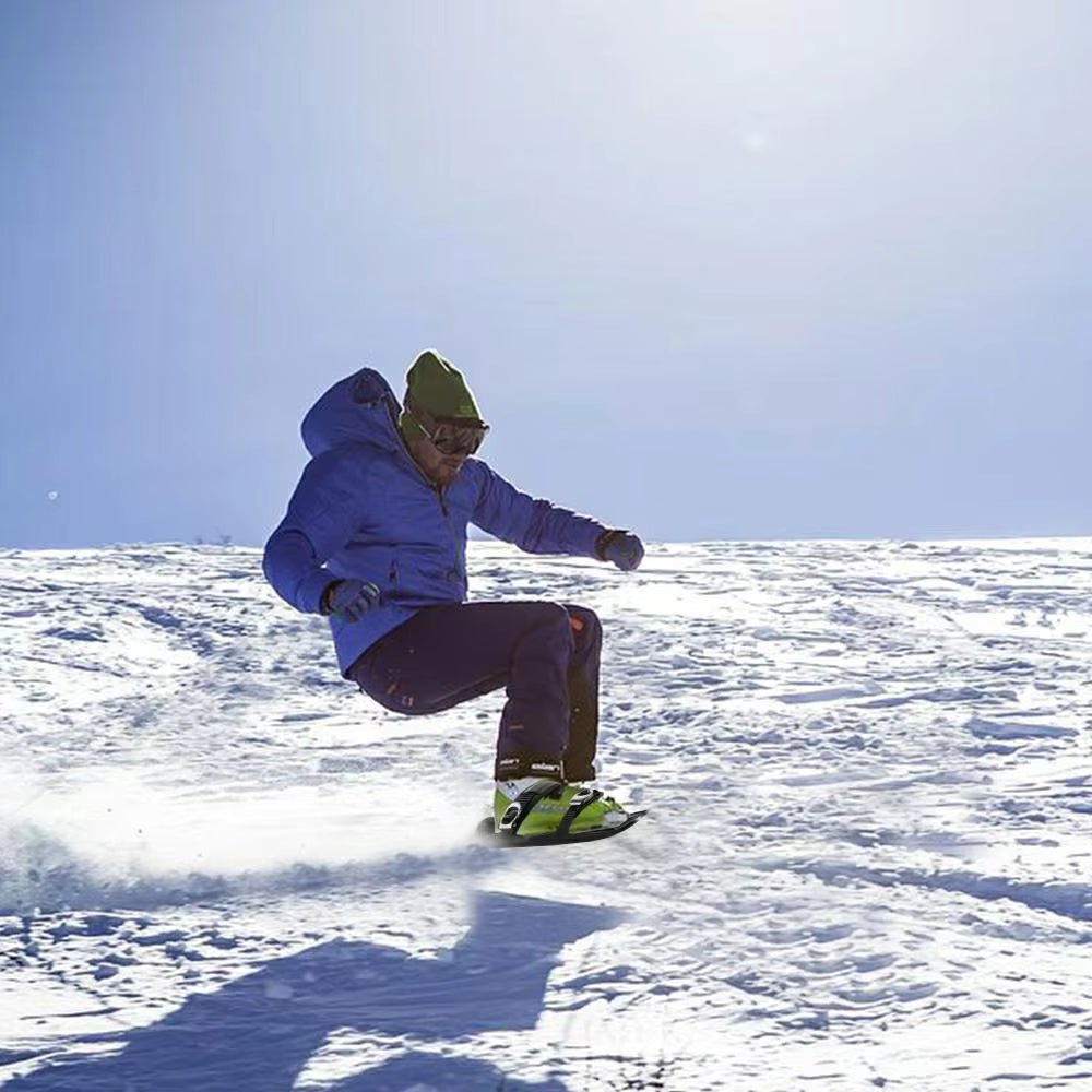 Mini-skis de neige avec sangles réglables pour chaussures