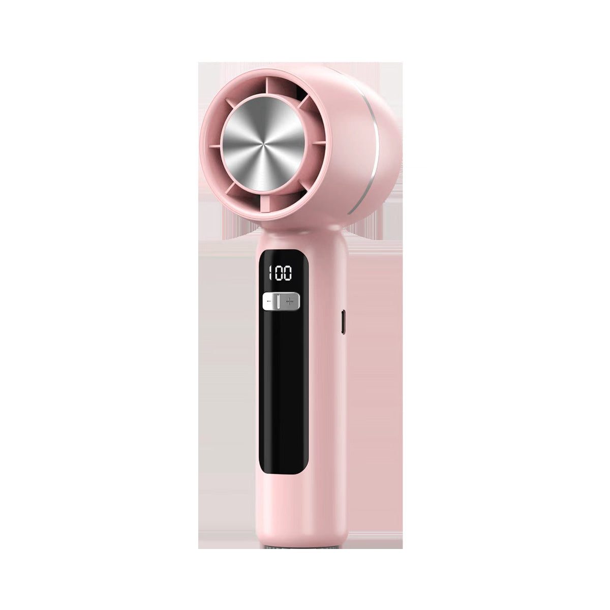 Mini-ventilateur à main portable sans pales pour refroidissement avec affichage numérique de la vitesse