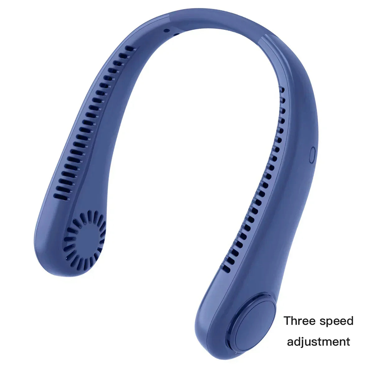 Mini ventilateur de cou portable sans pales avec écran numérique - Refroidisseur cervical rechargeable USB mains libres