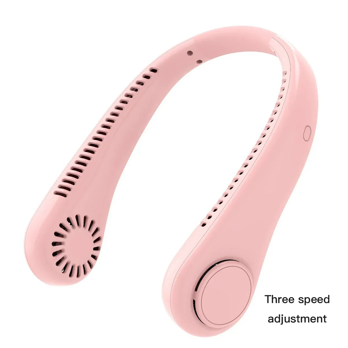 Mini ventilateur de cou portable sans pales avec écran numérique - Refroidisseur cervical rechargeable USB mains libres