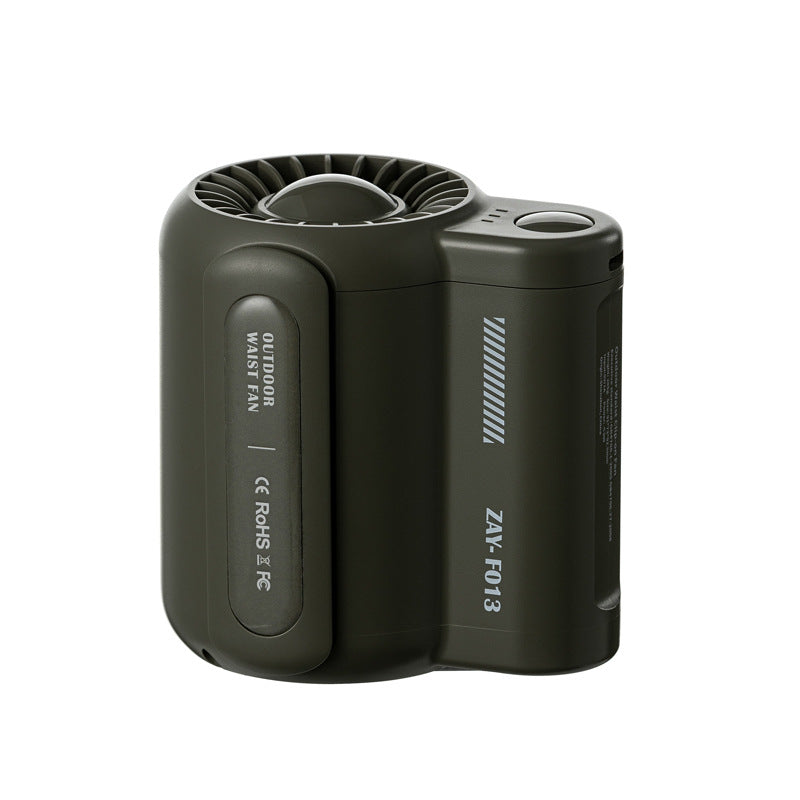 Mini-ventilateur puissant à double clip pour randonnée, camping et autres activités outdoor