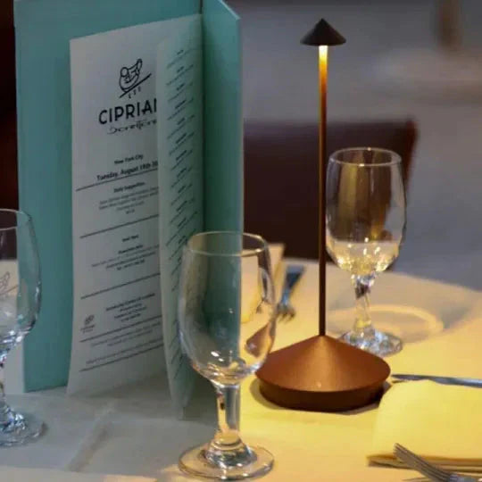 Minimalist LED Table Lamp - Waterproof & Dimmable Cordless Lighting