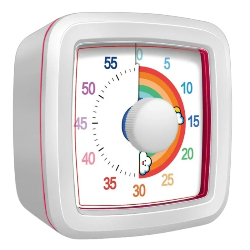 Minuteur visuel pour enfants avec compte à rebours pour la concentration et les routines