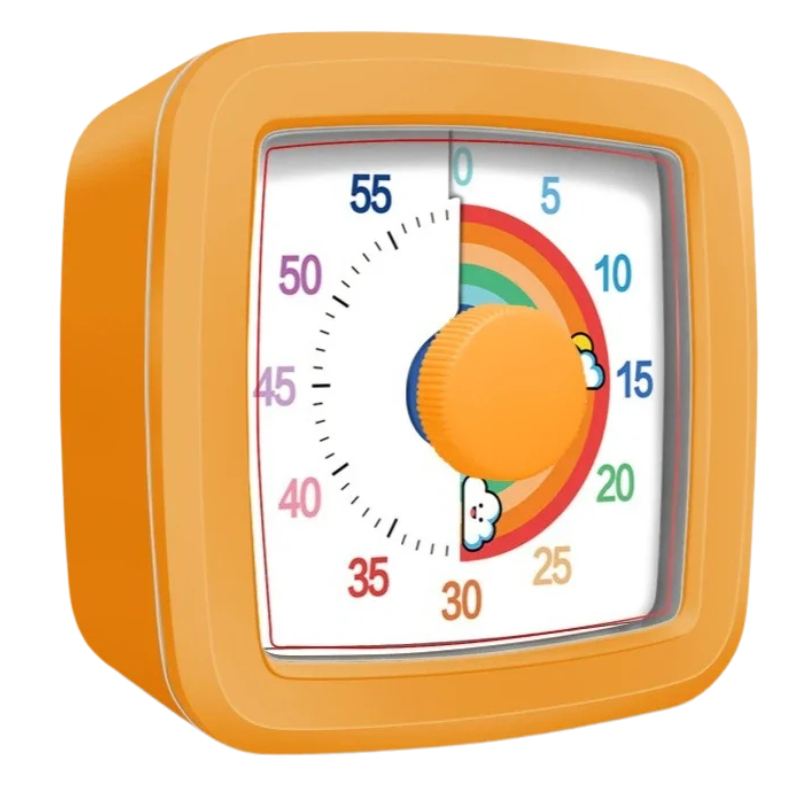 Minuteur visuel pour enfants avec compte à rebours pour la concentration et les routines