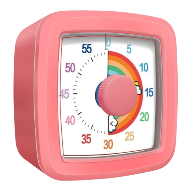 Minuteur visuel pour enfants avec compte à rebours pour la concentration et les routines