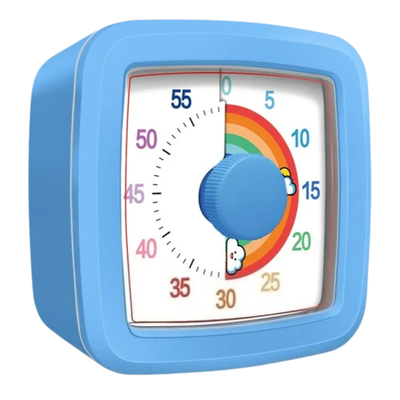 Minuteur visuel pour enfants avec compte à rebours pour la concentration et les routines