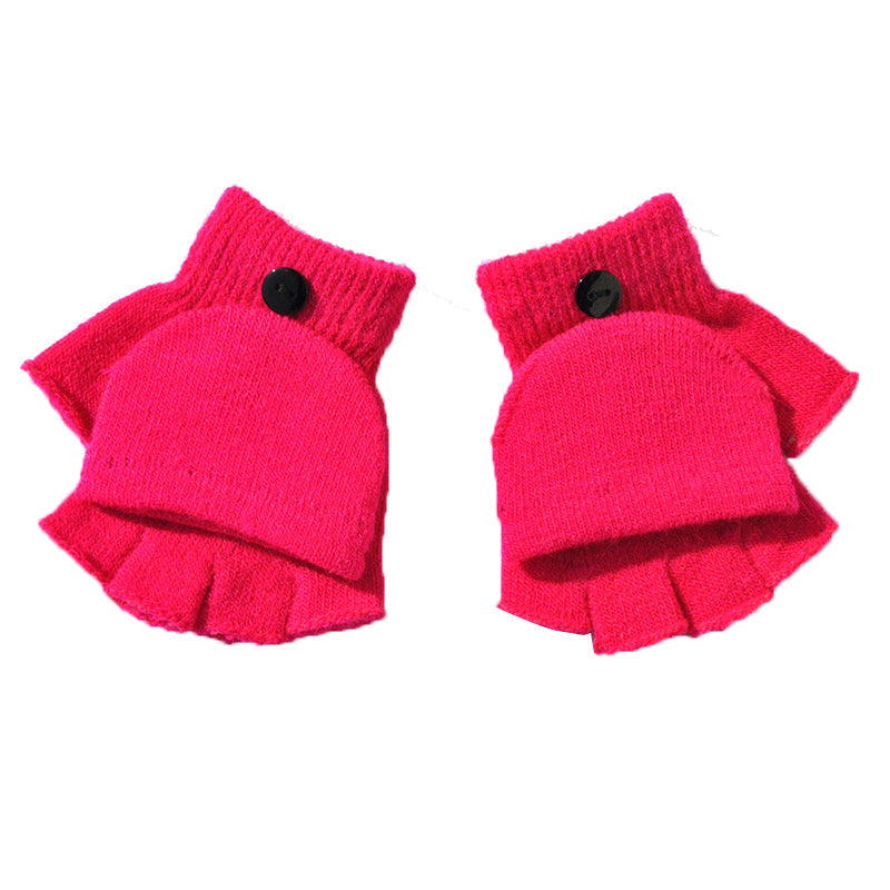 Mitaines d'hiver pour enfant avec doublure polaire épaisse