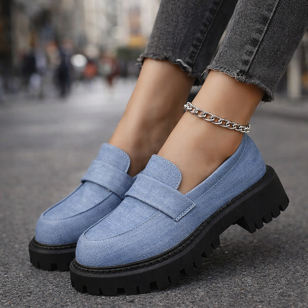 Mocassins à plateforme