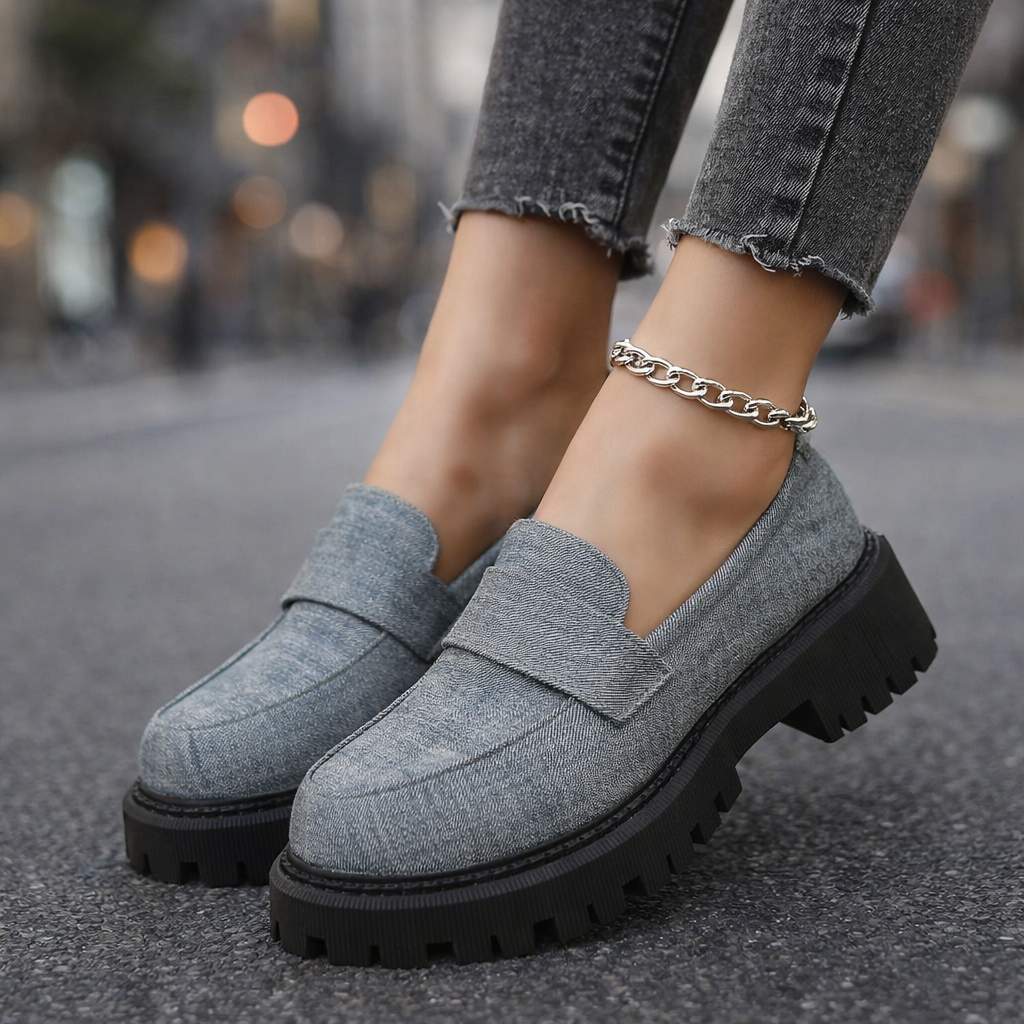 Mocassins à plateforme