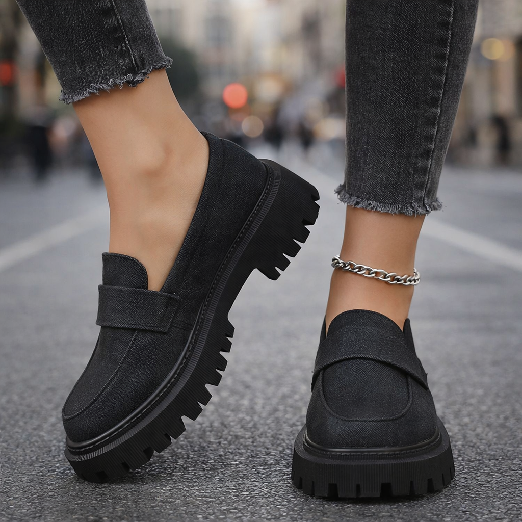 Mocassins à plateforme