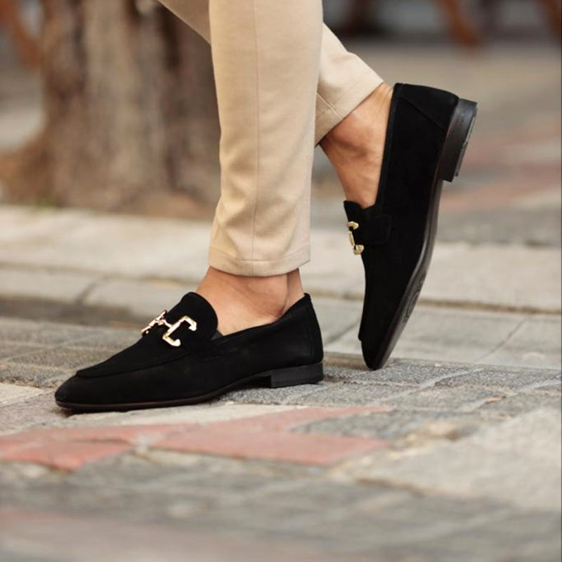 Mocassins avec détail mors