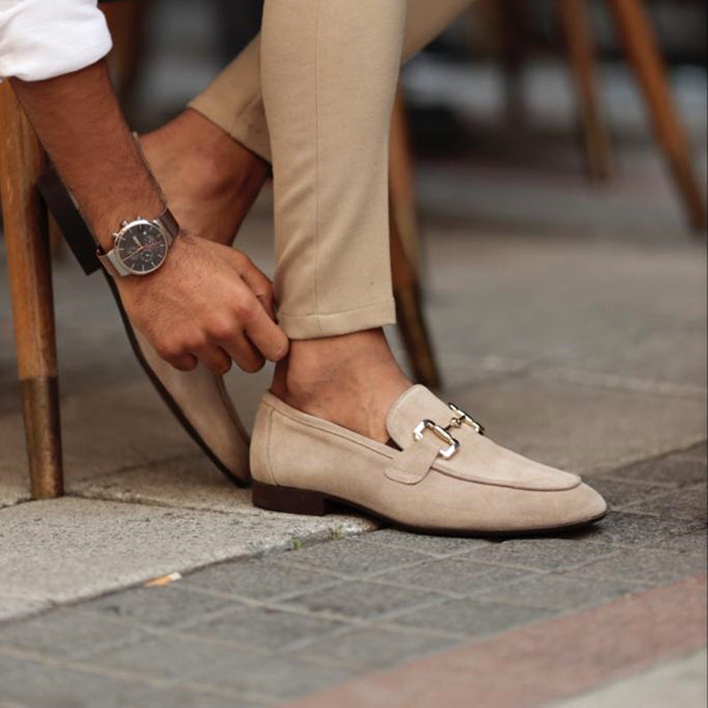 Mocassins avec détail mors