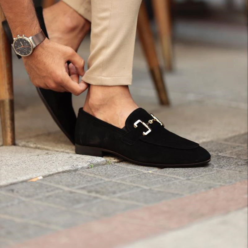 Mocassins avec détail mors