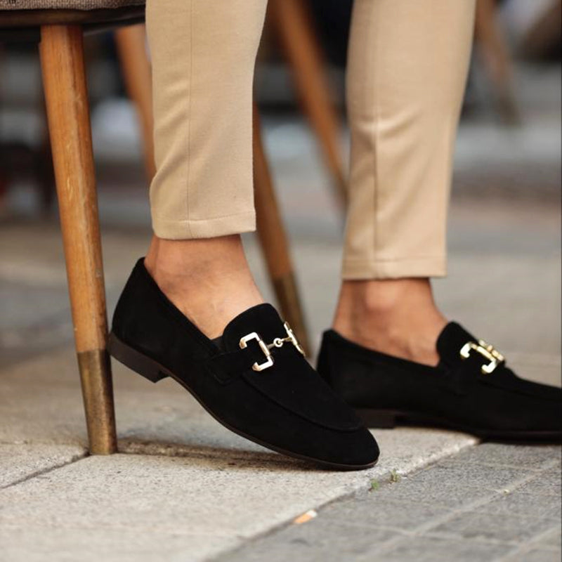 Mocassins avec détail mors
