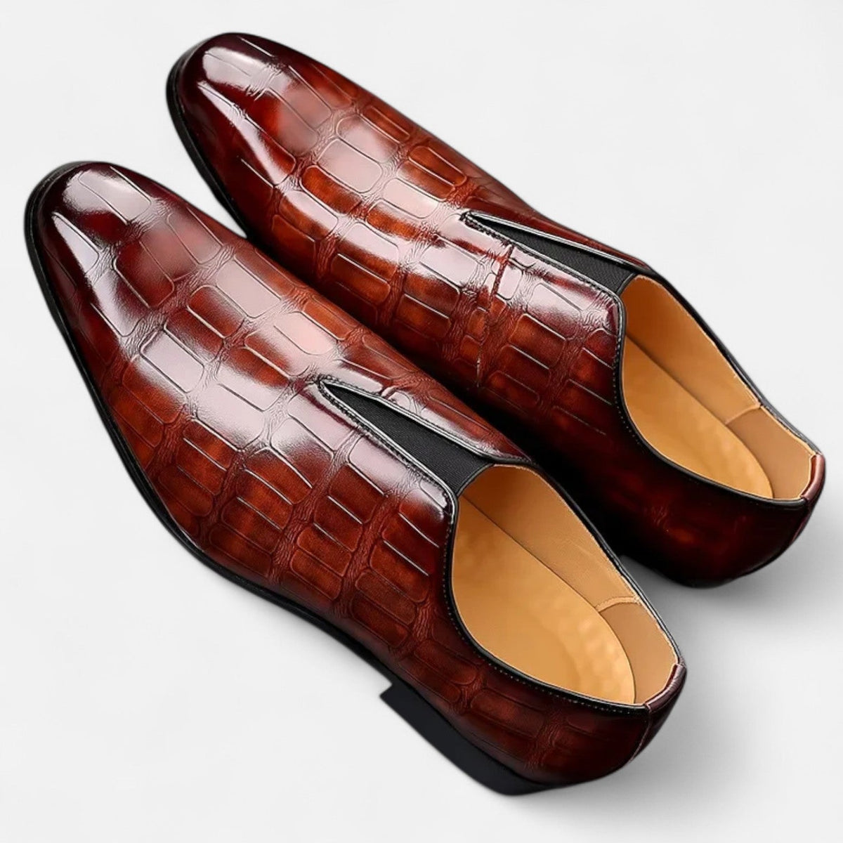 Mocassins classiques en cuir pour homme – Élégance intemporelle et confort sophistiqué