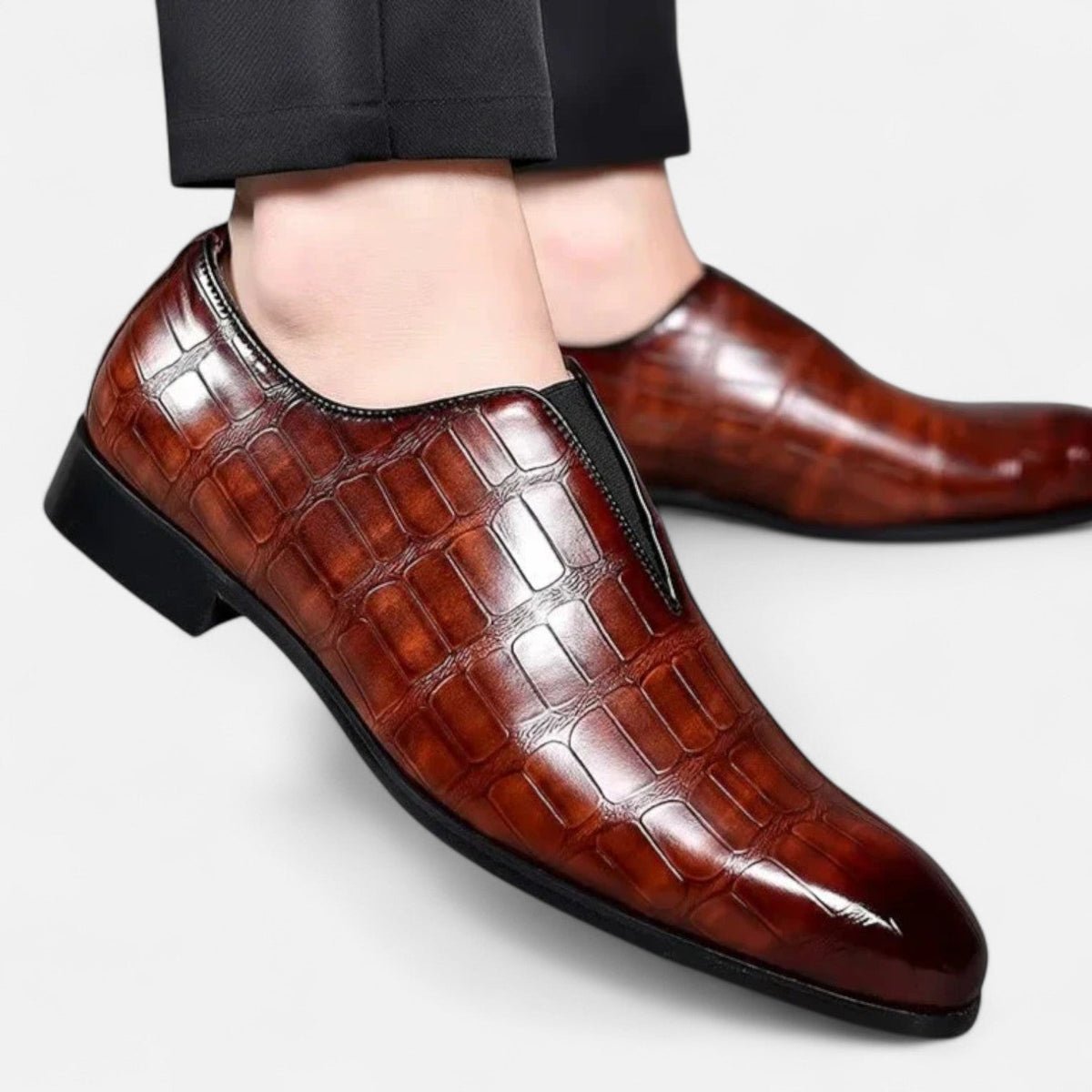 Mocassins classiques en cuir pour homme – Élégance intemporelle et confort sophistiqué