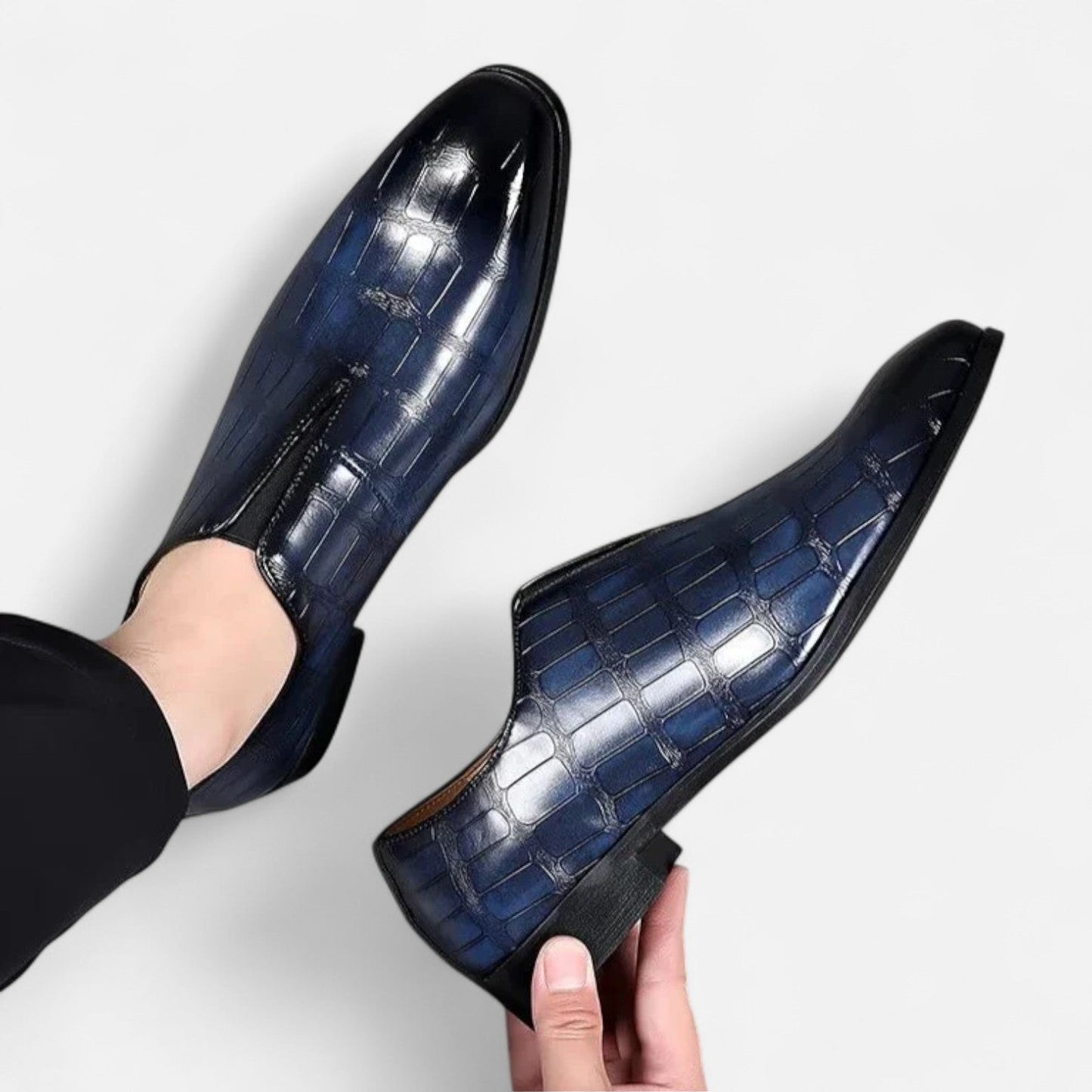 Mocassins classiques en cuir pour homme – Élégance intemporelle et confort sophistiqué