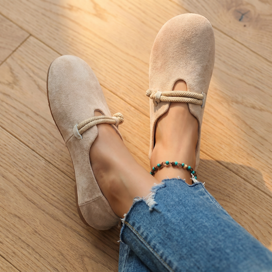 Mocassins ergonomiques en cuir pour femme | Chaussures slip-on confortables