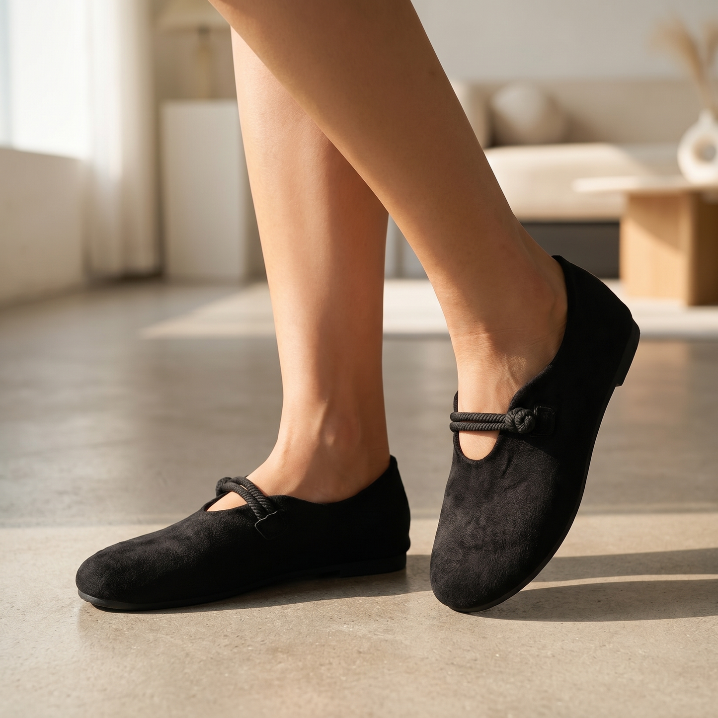 Mocassins ergonomiques en cuir pour femme | Chaussures slip-on confortables