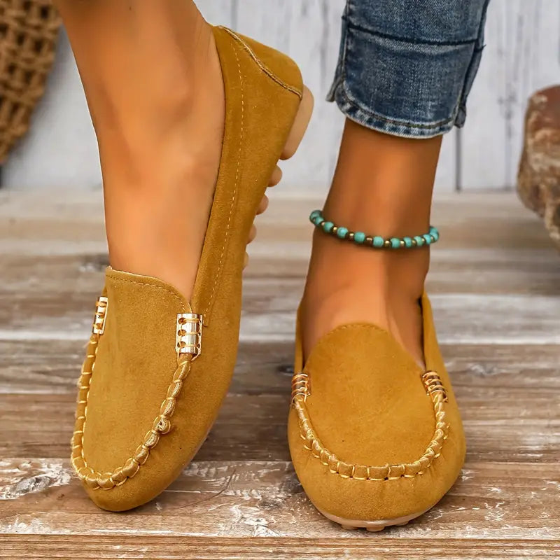 Mocassins femme décontractés sans lacets – respirants et stylés