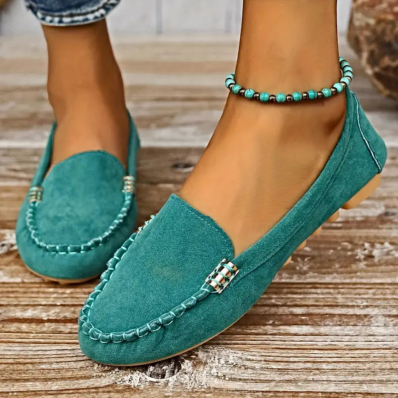 Mocassins femme décontractés sans lacets – respirants et stylés