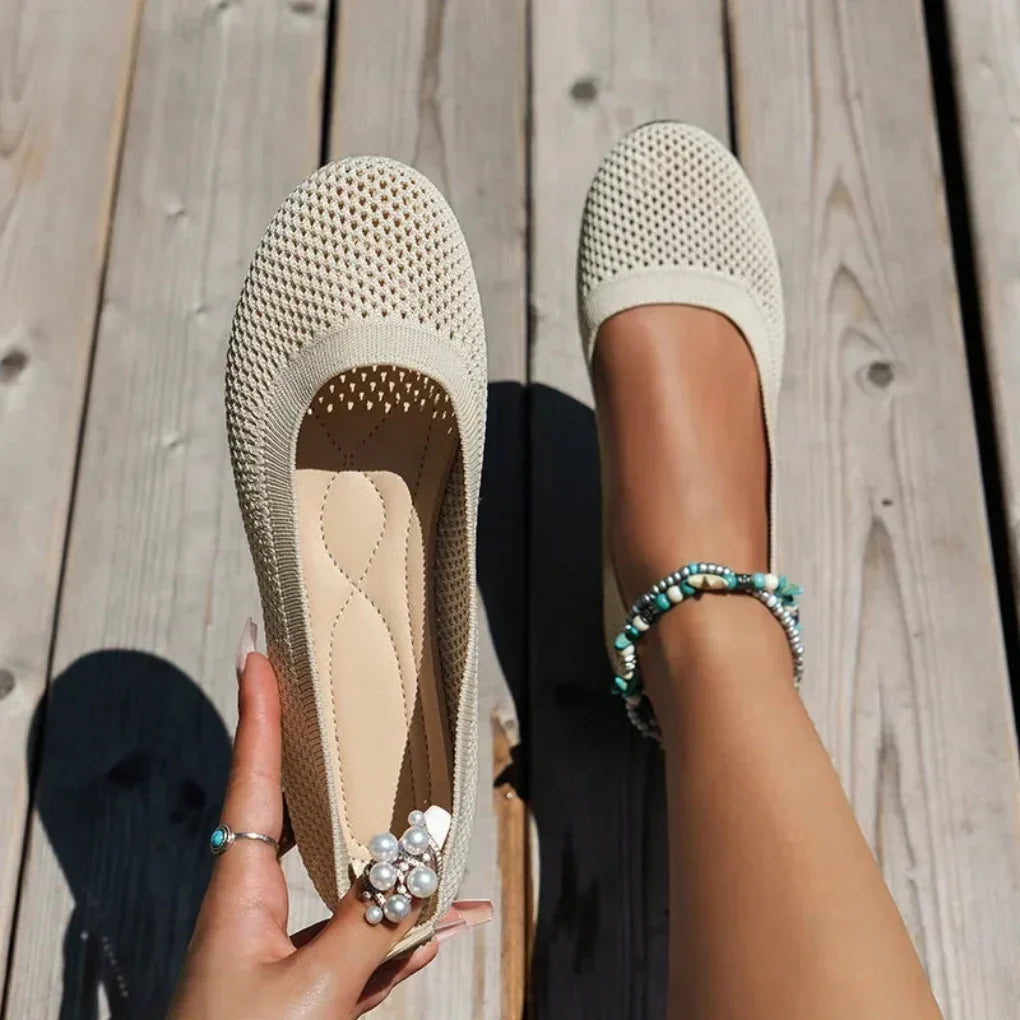 Mocassins femme sans talon pour l'été