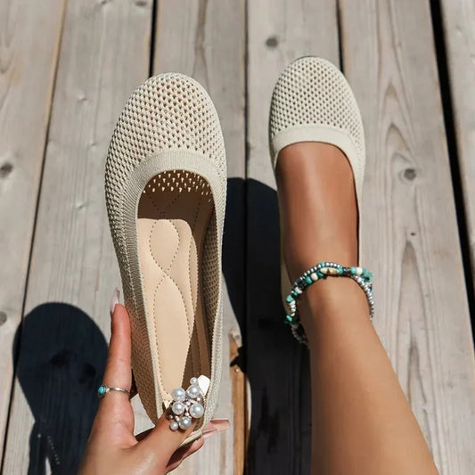 Mocassins femme sans talon pour l'été