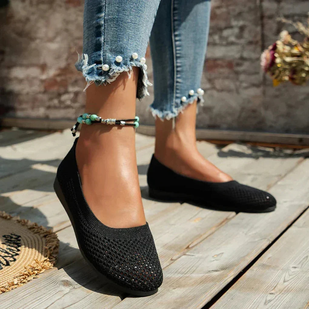 Mocassins femme sans talon pour l'été