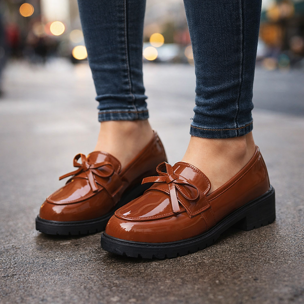 Mocassins penny brillants