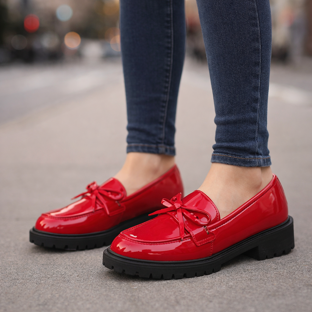 Mocassins penny brillants