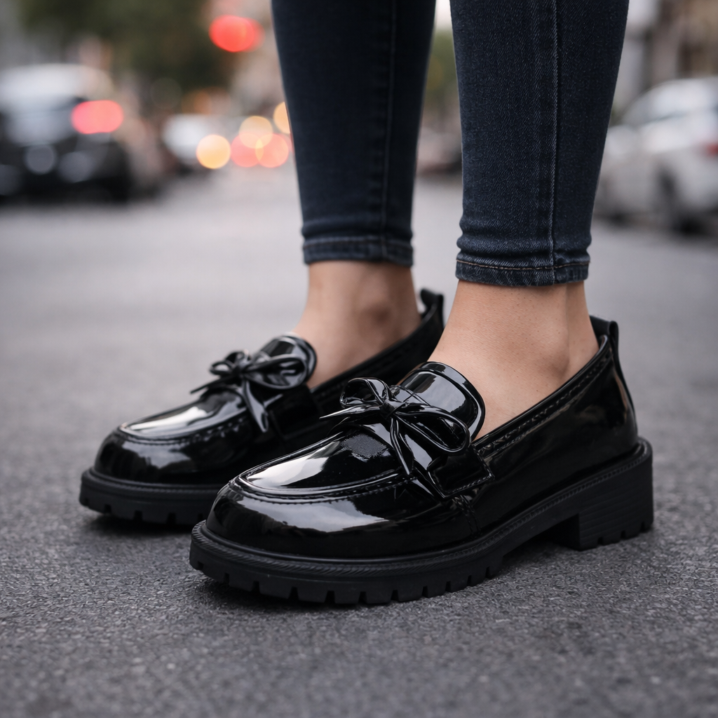 Mocassins penny brillants
