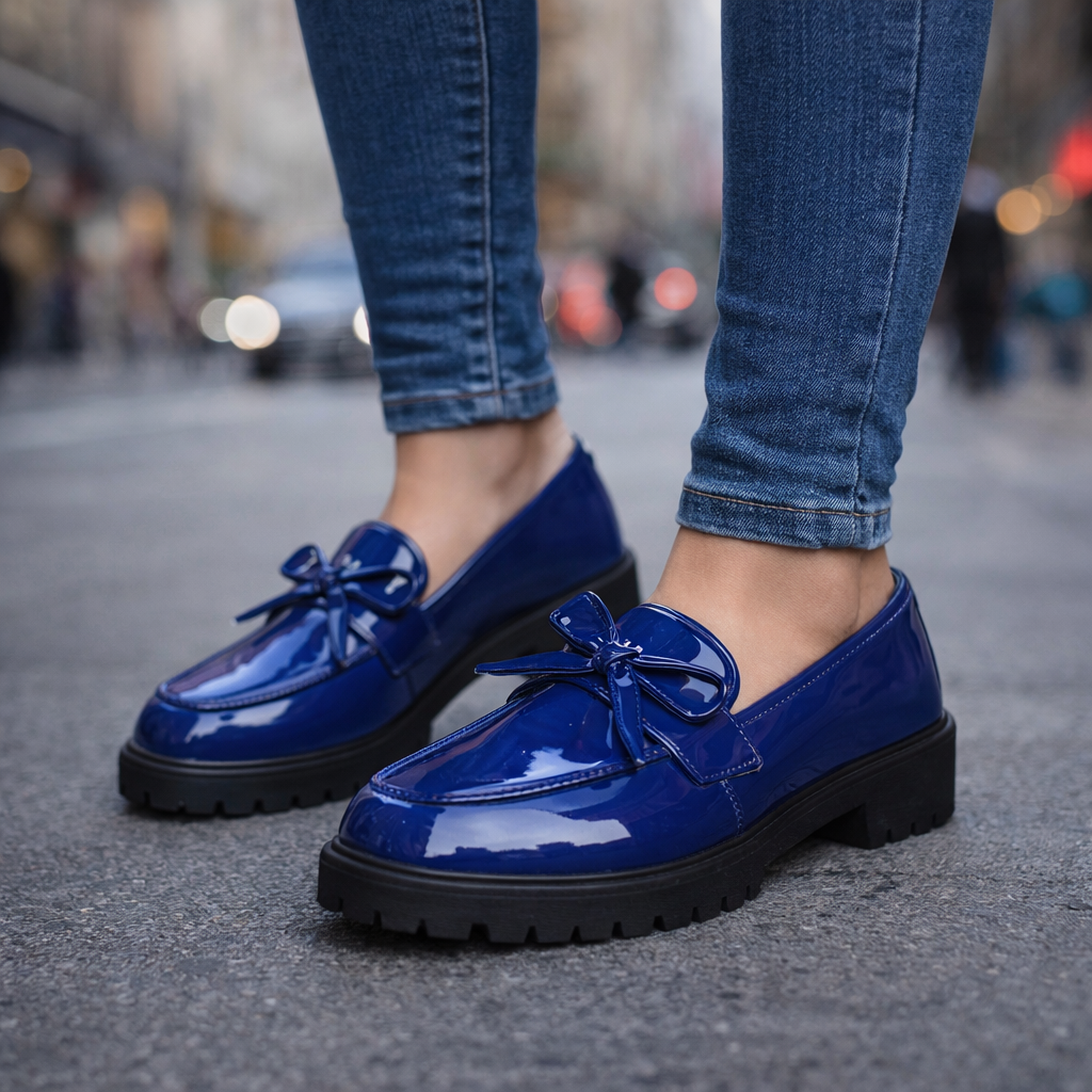 Mocassins penny brillants