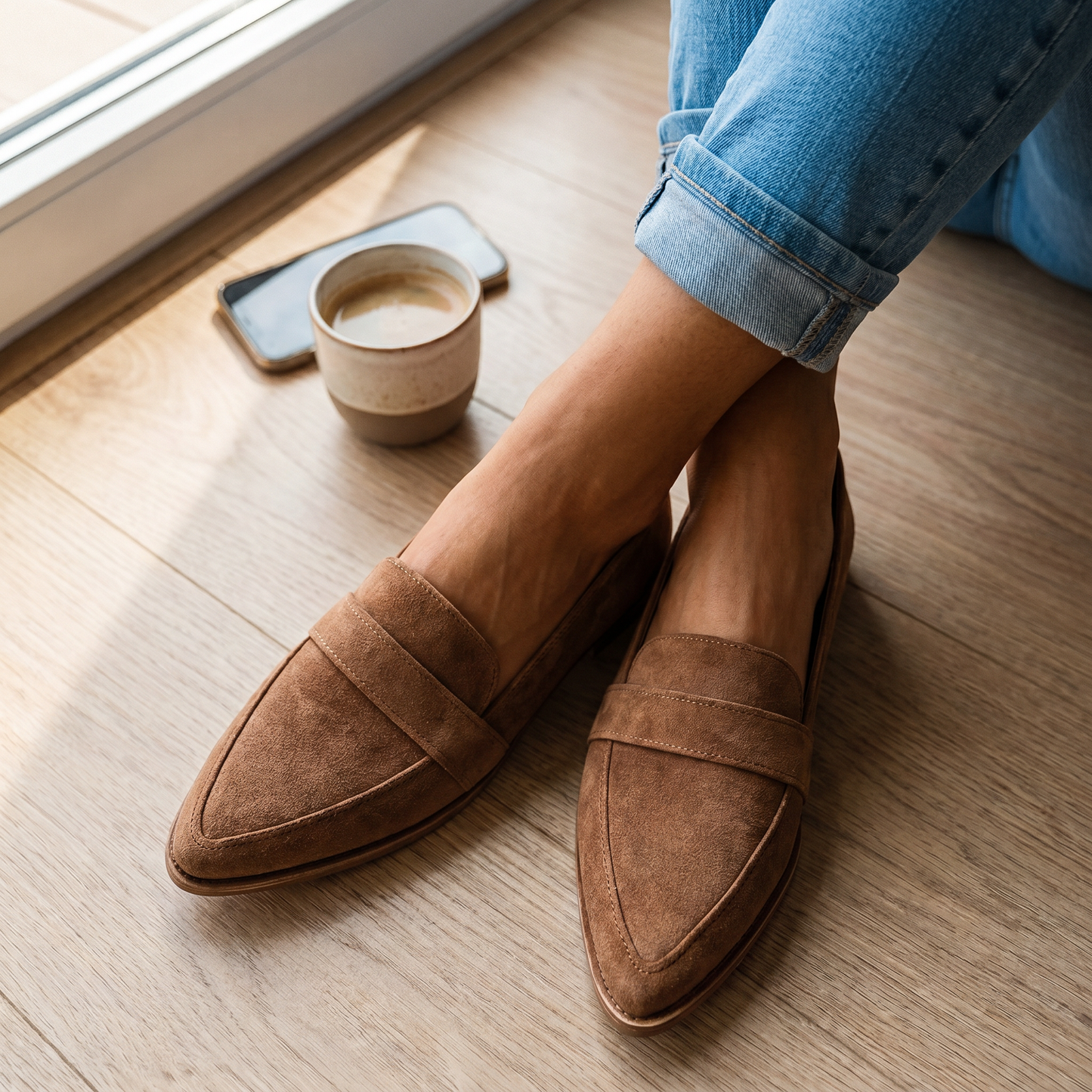 Mocassins rembourrés pour femme | Chaussures du quotidien d'inspiration italienne