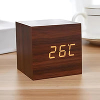 Réveil LED cube moderne