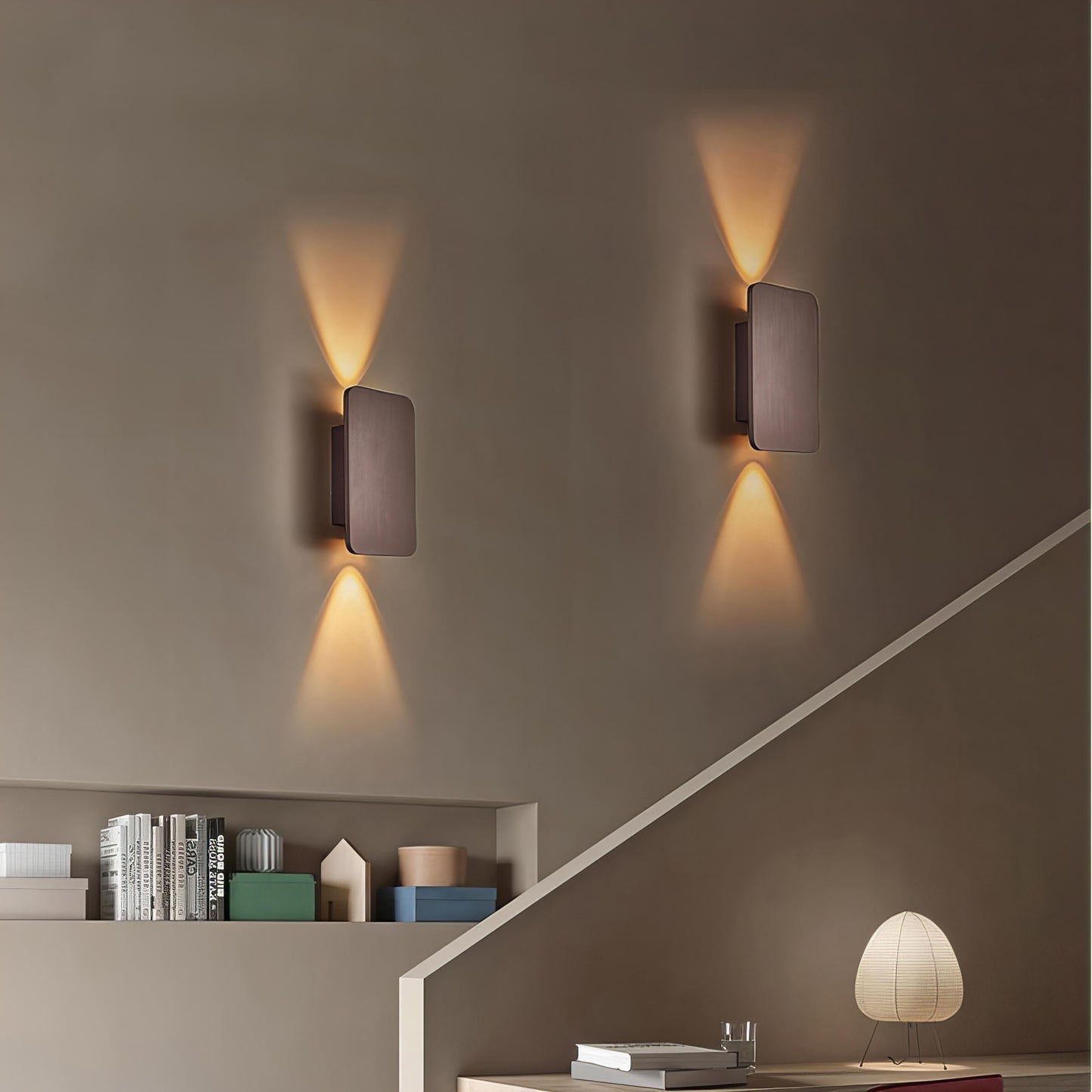 Modern Metal Rectangular LED Wall Lamp Indoor