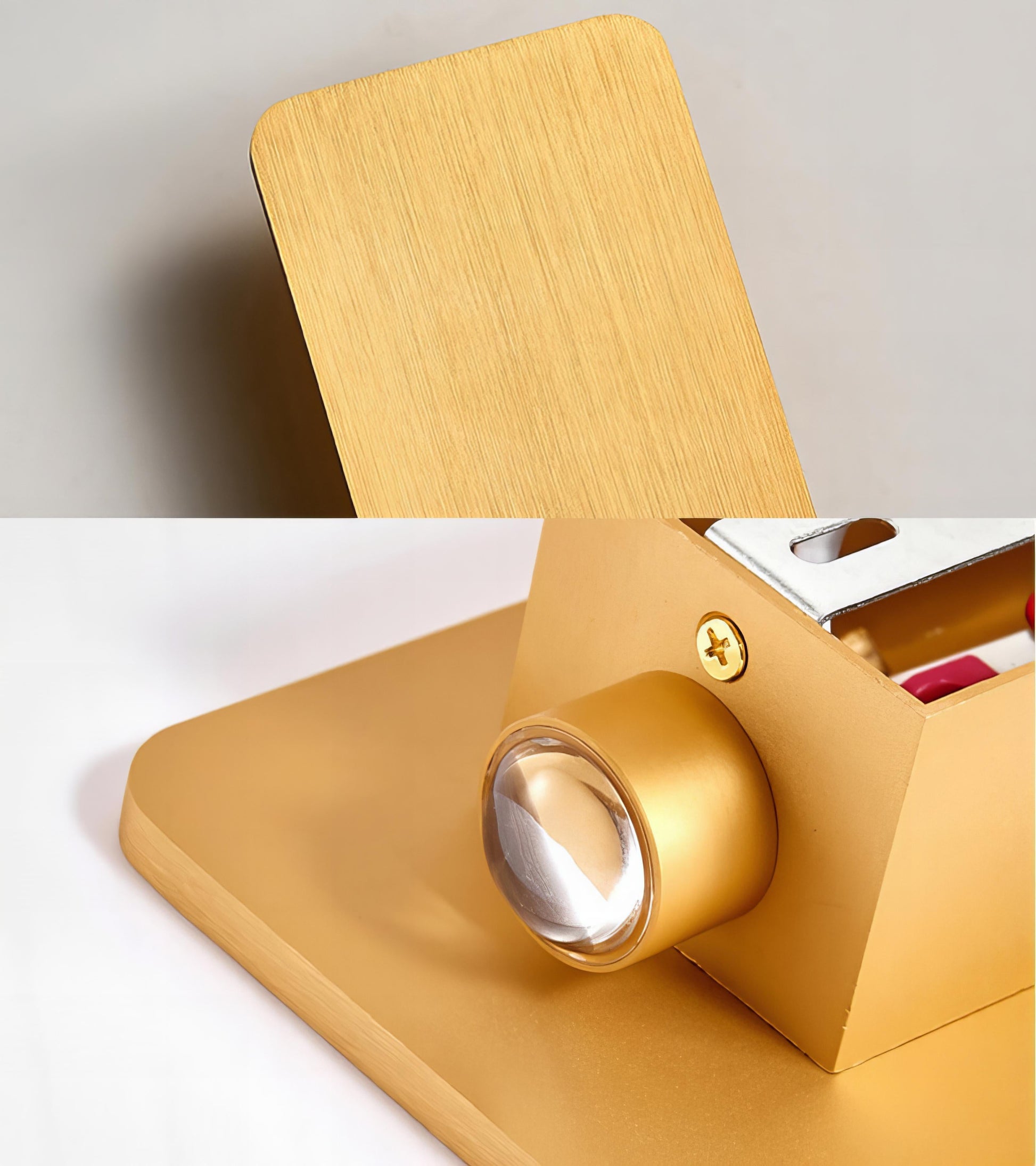 Modern Metal Rectangular LED Wall Lamp Indoor
