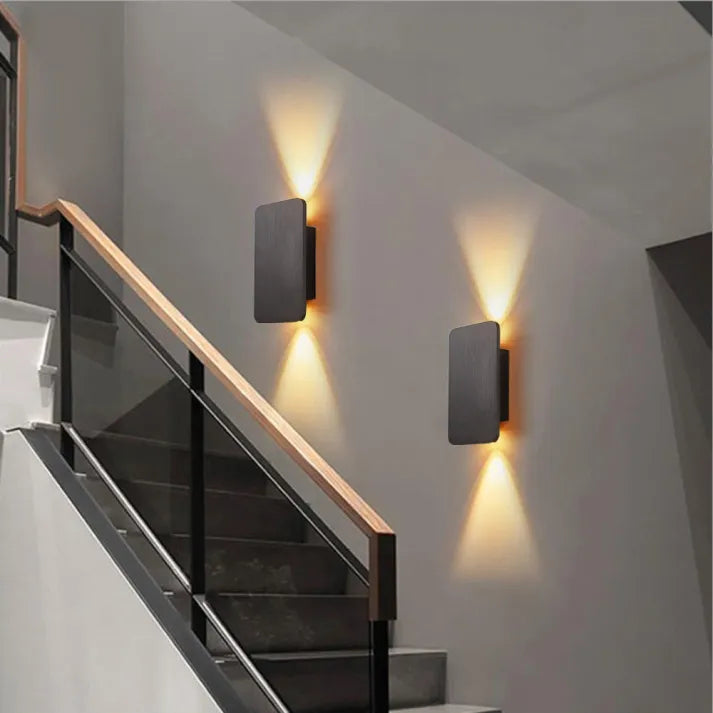 Modern Metal Rectangular LED Wall Lamp Indoor