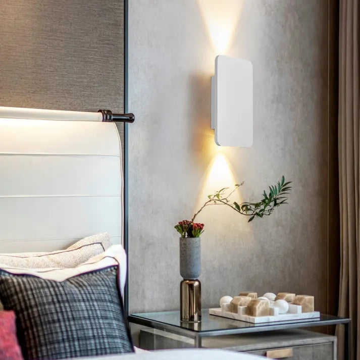 Modern Metal Rectangular LED Wall Lamp Indoor