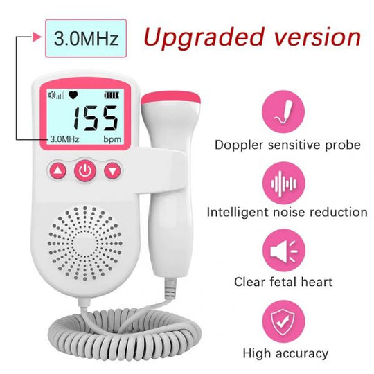 Moniteur doppler fœtal portable pour femmes enceintes