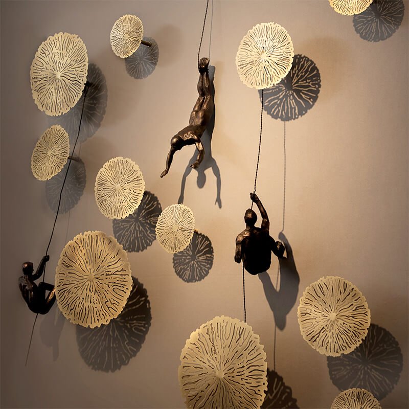 MONORA – Handmade Climbing Wall Sculpture Made of Synthetic Resin