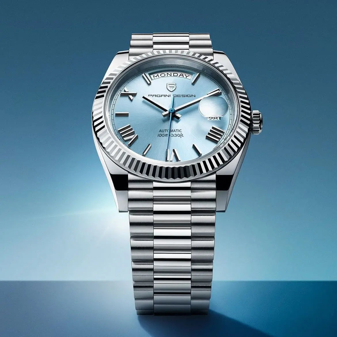 Montre automatique élégante pour homme avec affichage de la date