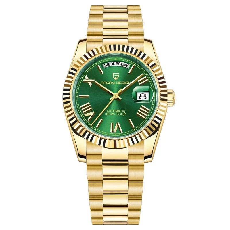 Montre automatique élégante pour homme avec affichage de la date