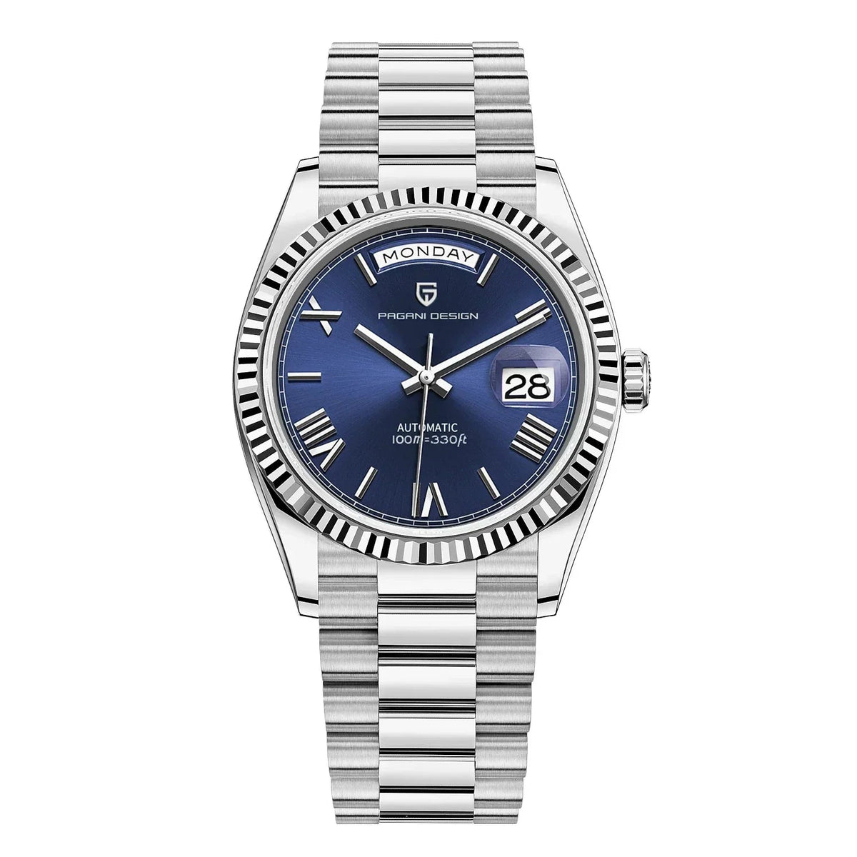 Montre automatique élégante pour homme avec affichage de la date