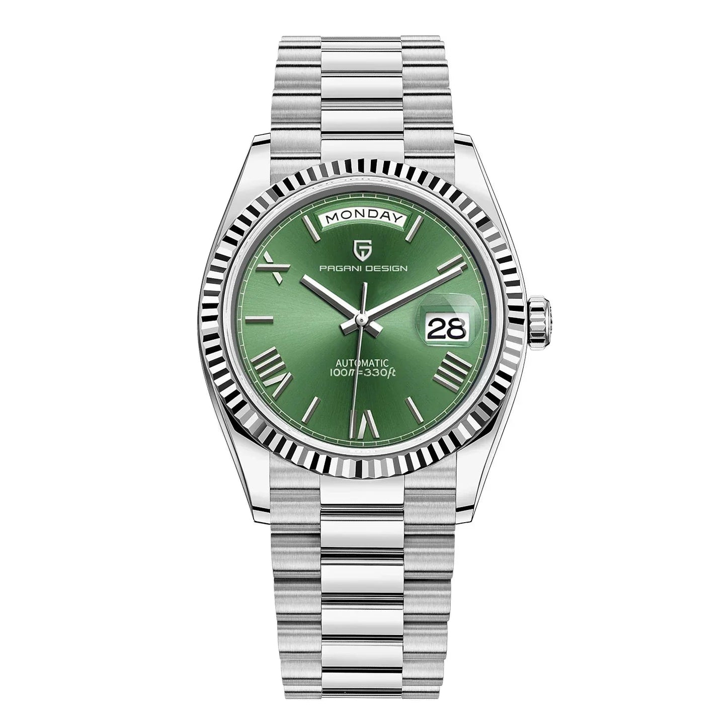 Montre automatique élégante pour homme avec affichage de la date