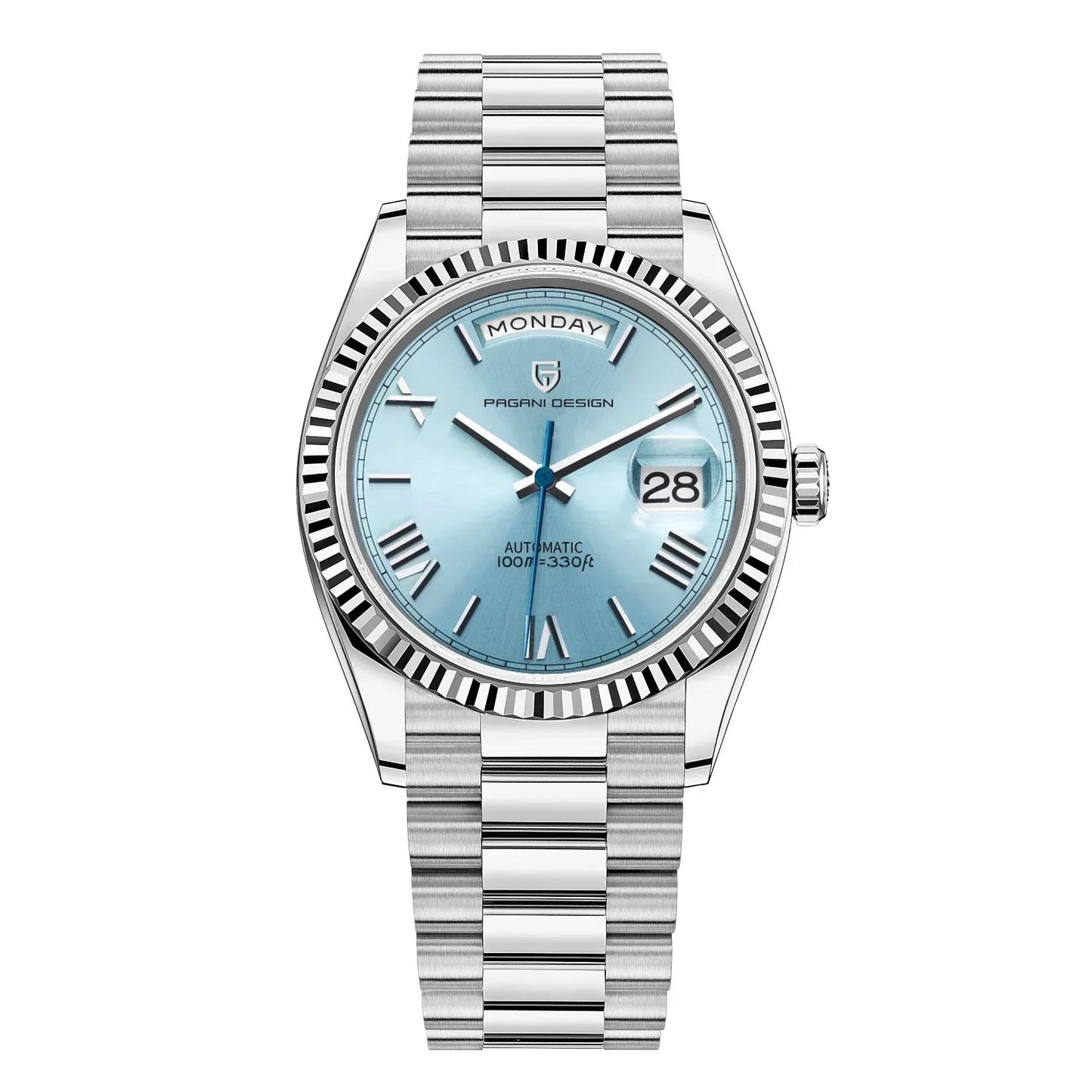 Montre automatique élégante pour homme avec affichage de la date