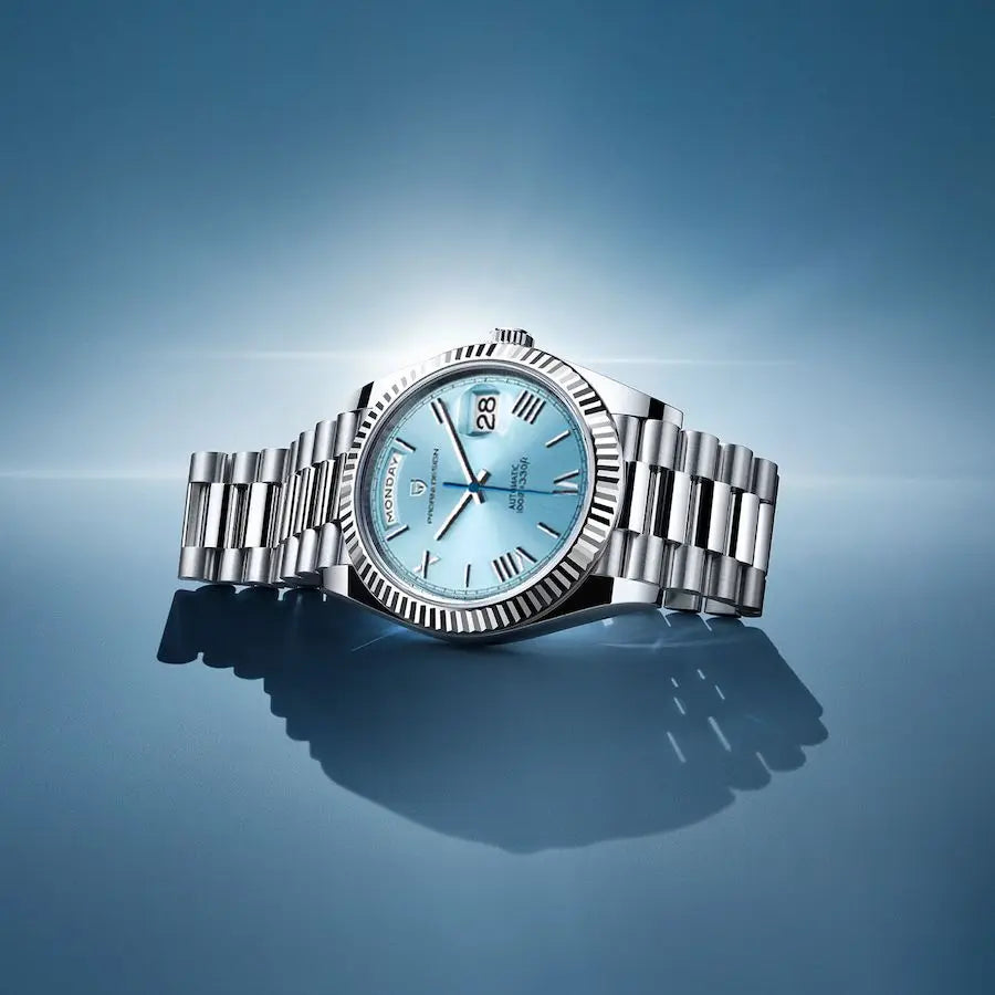 Montre automatique élégante pour homme avec affichage de la date