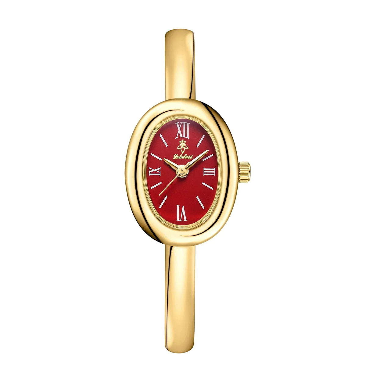 Montre-bracelet jonc ovale élégante: moderne et classique