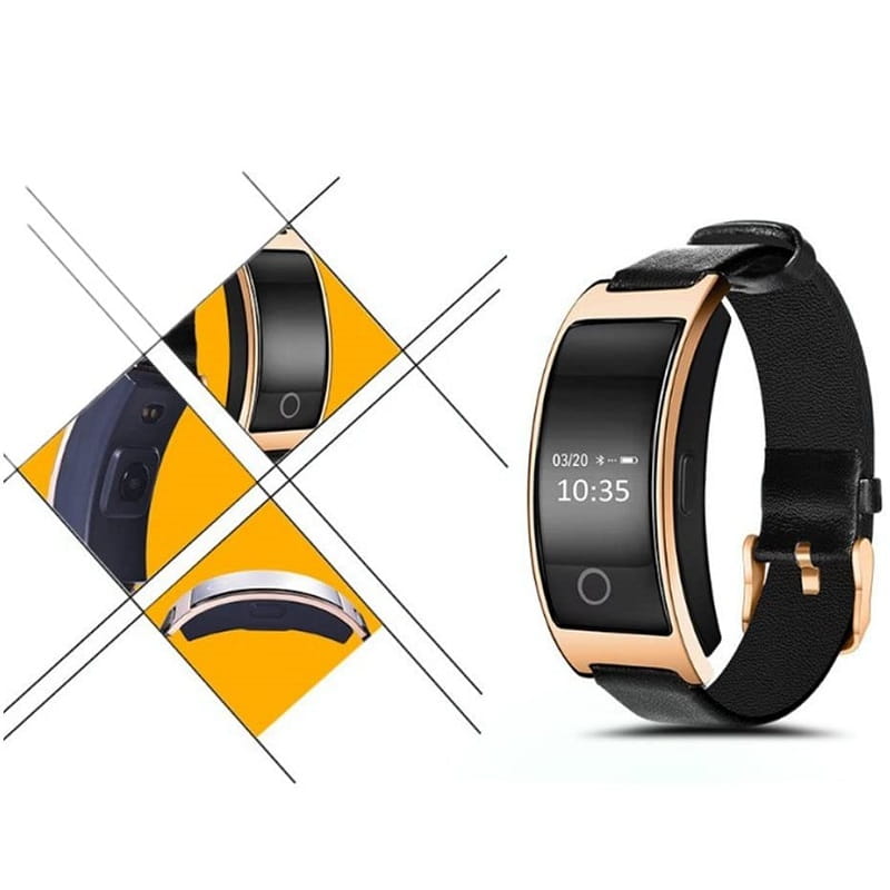 Montre bracelet lecteur de tension artérielle et fréquence cardiaque