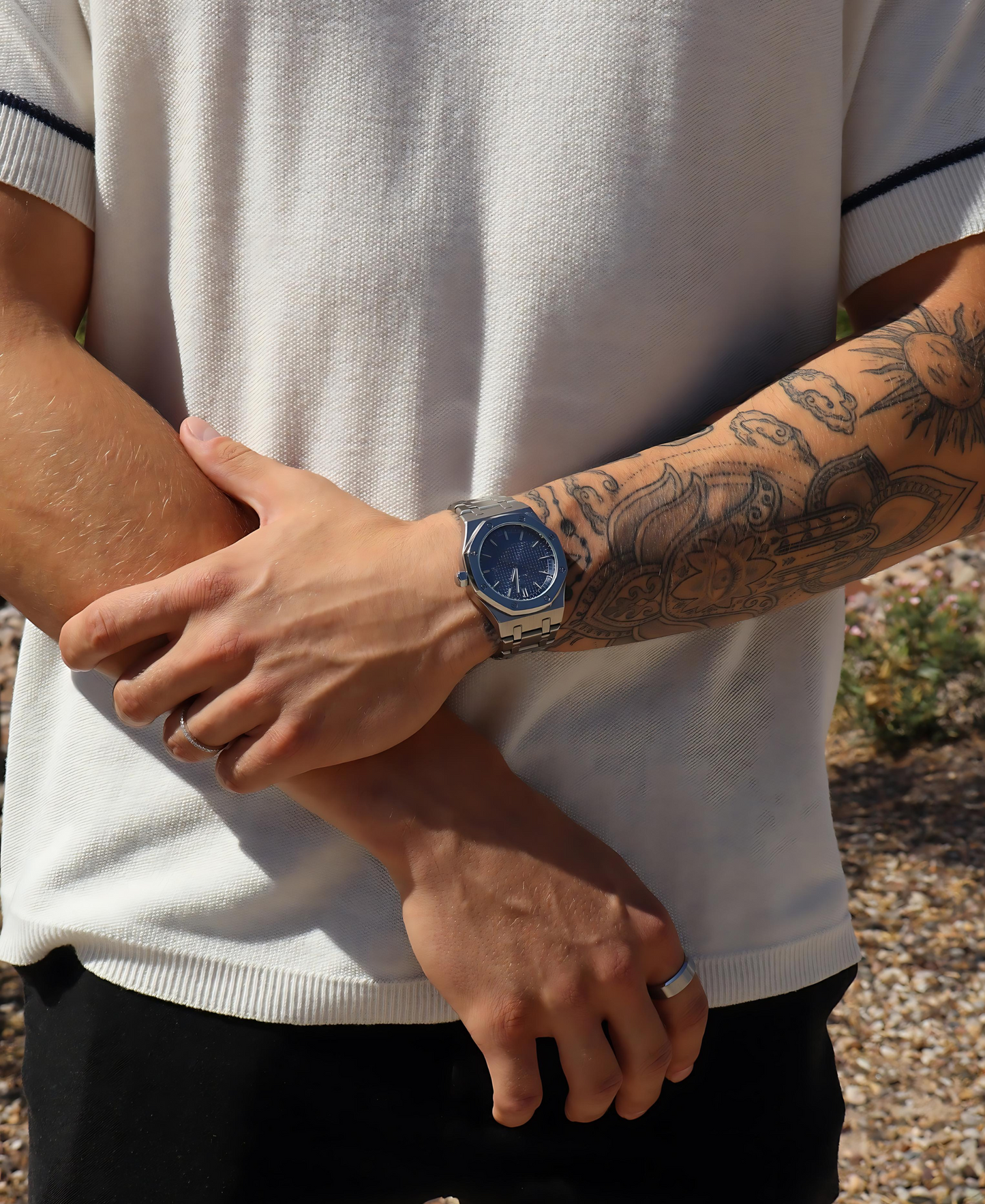 Montre bracelet pour homme - boîtier de 41 mm